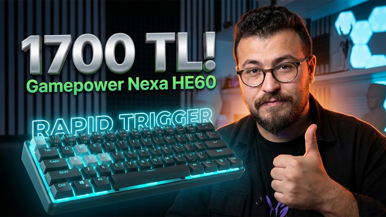 2 HAFTA Manyetik Switch Klavye Kullandım! (Gamepower Nexa HE60 Alınır Mı?)