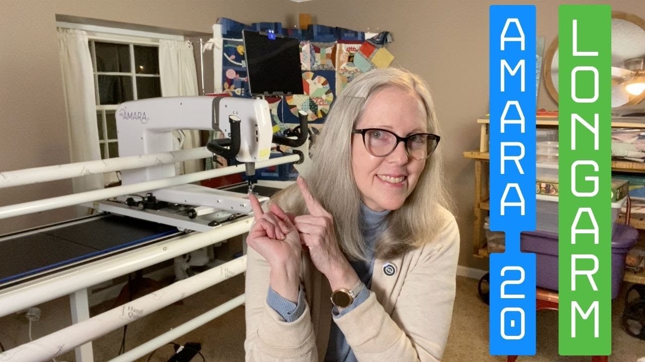 NEW LONG ARM - HandiQuilter Amara 20 - Gearing Up & Calming The Fears | New Studio & New Business