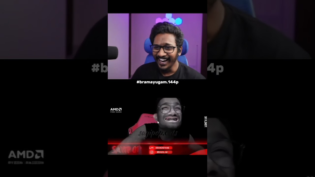 sayip bramayugam eagle react #bramayugam #sayipop #eaglegaming #callmeshazzam #funny #comedy #explor