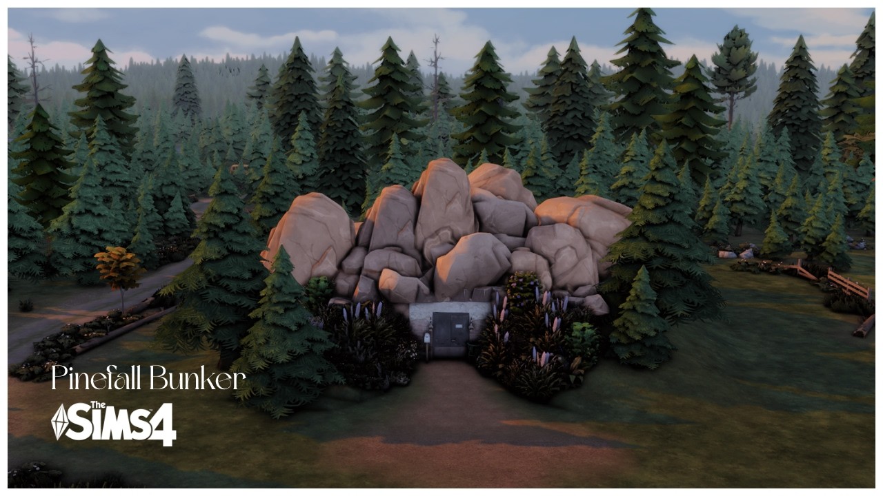 Pinefall Bunker | Speed Build | The Sims 4 Indonesia
