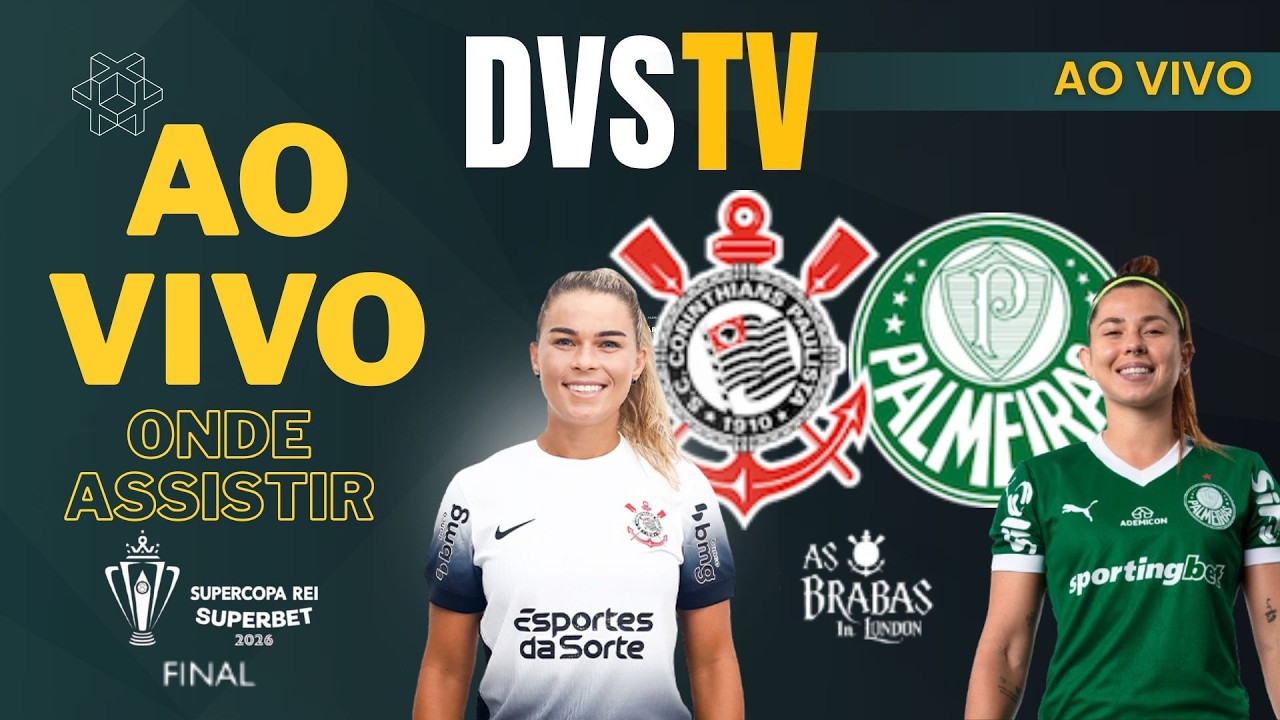 CORINTHIANS FEMININO X PALMEIRAS FEMININO - AO VIVO - FINAL DA SUPERCOPA ONDE ASSISTIR COM IMAGENS