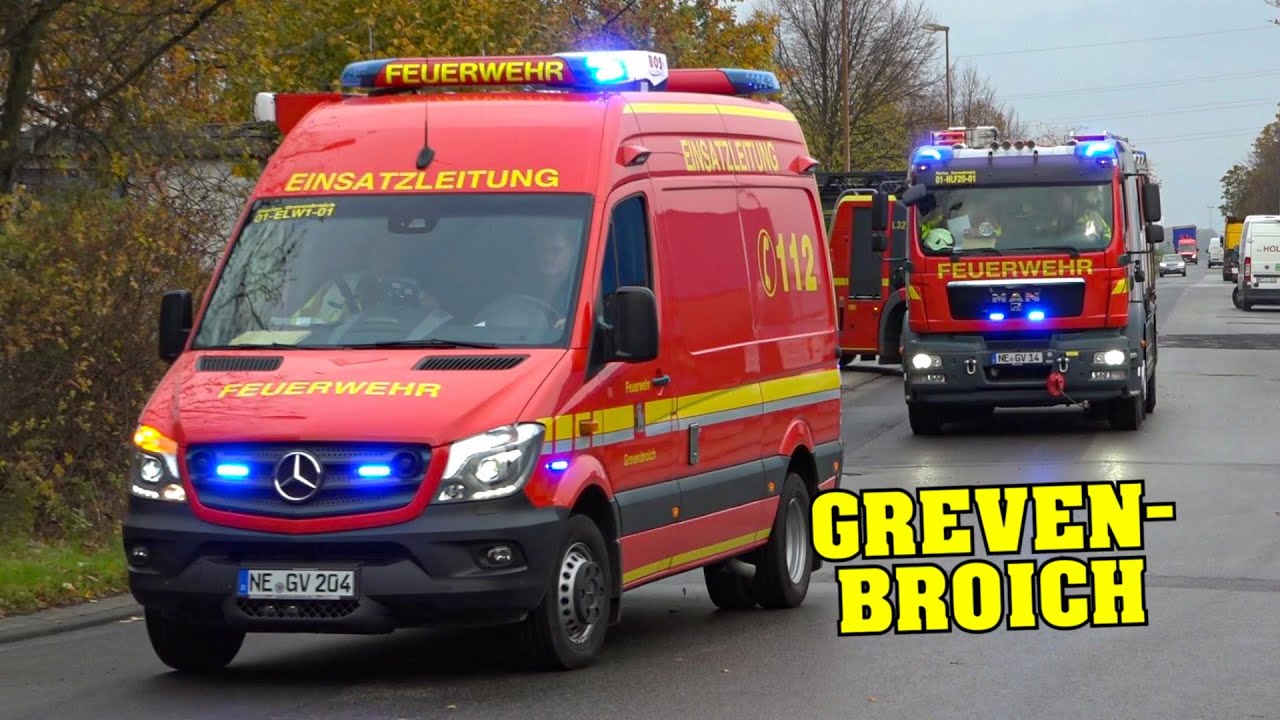[VIEL PRESSLUFTHORN] - Feuerwehr Grevenbroich | Löschzug + B-Dienst & weitere Aufnahmen!