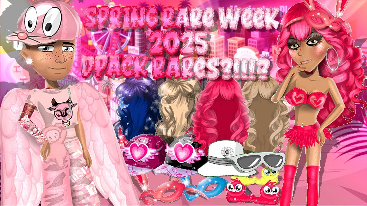 SPRING RARE WEEK 2025 *DPACK RARES* + SAKURA HAIR & TWIN JOINS USA SERVER ON MSP?!? | naiohamsp