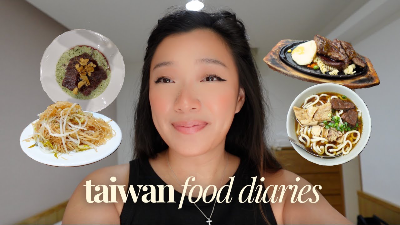 taiwan food tour (night market, 7-11, beef noodle soup & more!)