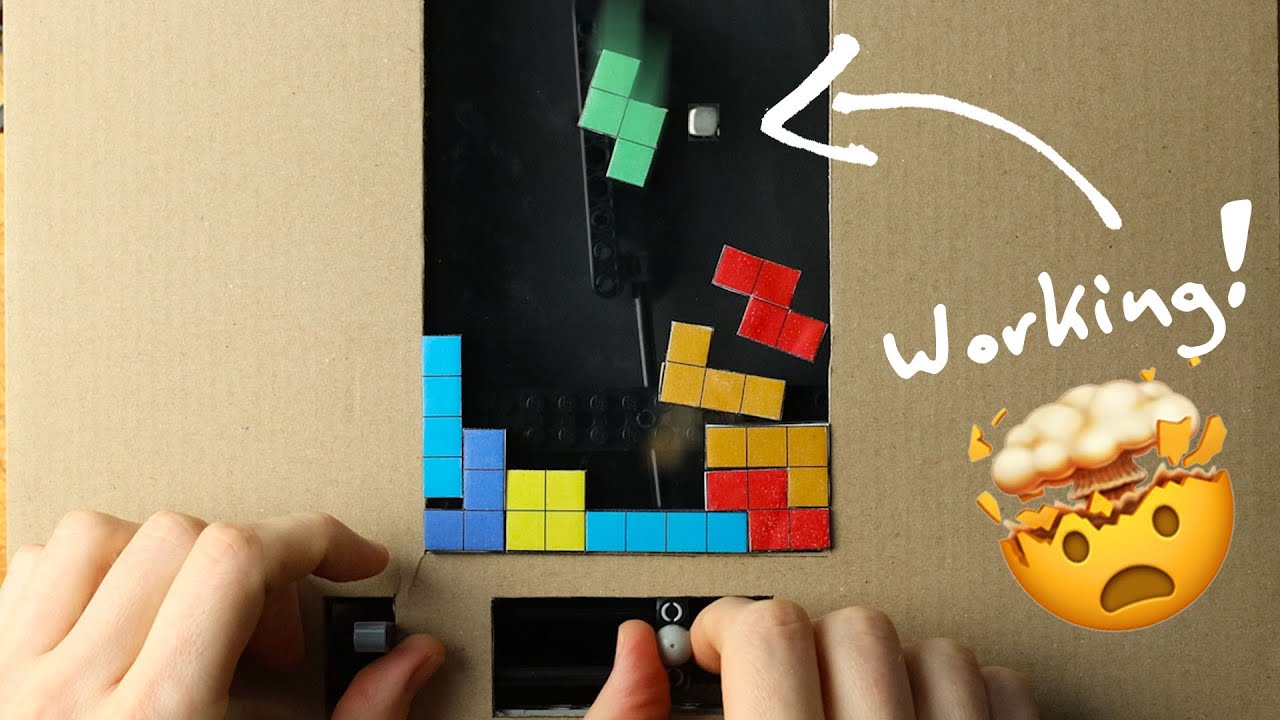 LEGO + Magnets = DIY TETRIS