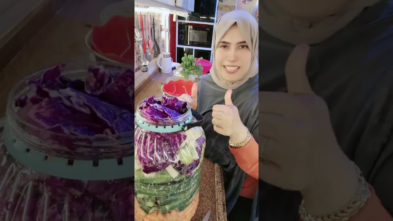 المخلل او الطرشي المشكل البيتي في اربع ايام فقط