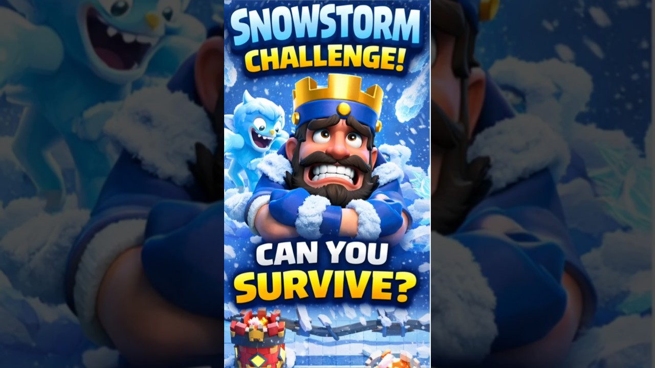 Snowstorm Challenge? TOO EASY 😤❄️  😈❄️ Clash Royale 