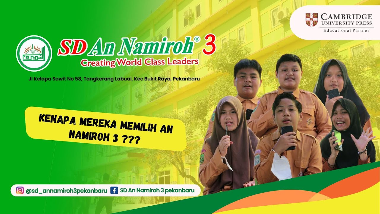 Ini Alasan Mereka Memilih SD #annamiroh 3 lho..!!!