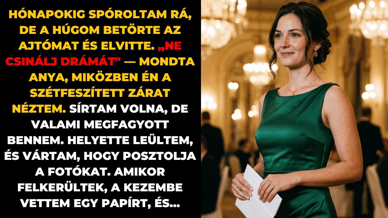 A húgom ellopta a ruhám a bulijára. Megvártam a fotókat, majd rendőrt hívtam a partira