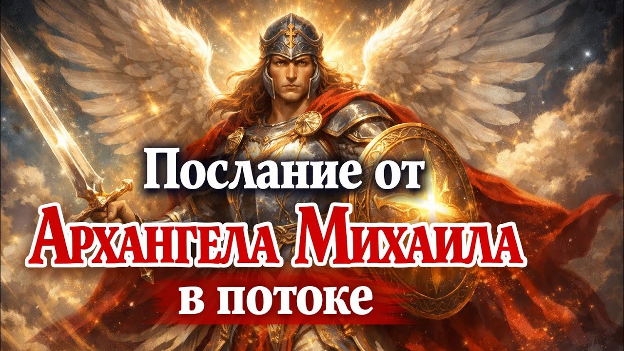 ✨️ПОТОК🌟 Тебя любят и защищают 🛡⚔️ Послание от АРХАНГЕЛА МИХАИЛА 😇🙏❤️Таро расклад #ольгазнаю #михаил