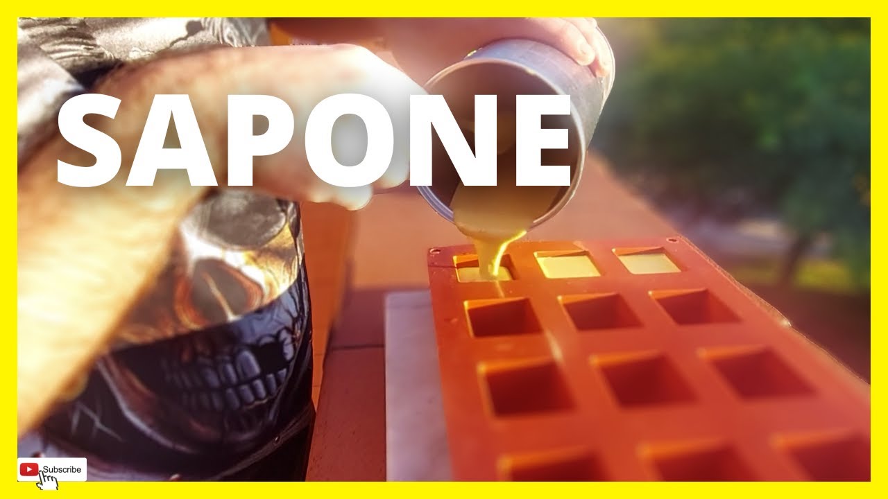 Faccio il sapone di cera d'api, miele e polline