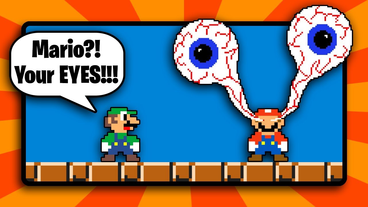 Mario, but uh...YOUR EYES?! - BTG Reacts to funny Mario and Sonic videos!!