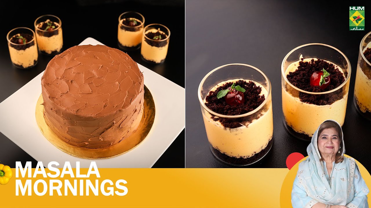 𝗖𝗵𝗼𝗰𝗼𝗹𝗮𝘁𝗲 𝗠𝗮𝗹𝘁 𝗖𝗮𝗸𝗲 & (Orange Mousse Short)  | Masala Mornings | Shireen  | 14 Jan 25 | Masala Tv