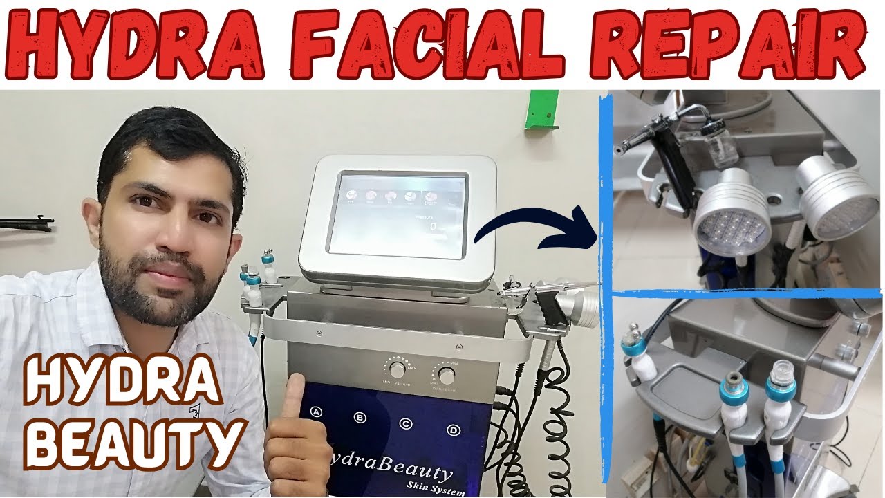 How to repiar Hydra Beauty | Fix suction and spray problem | precautions | Biomed Dude #hydrafacial