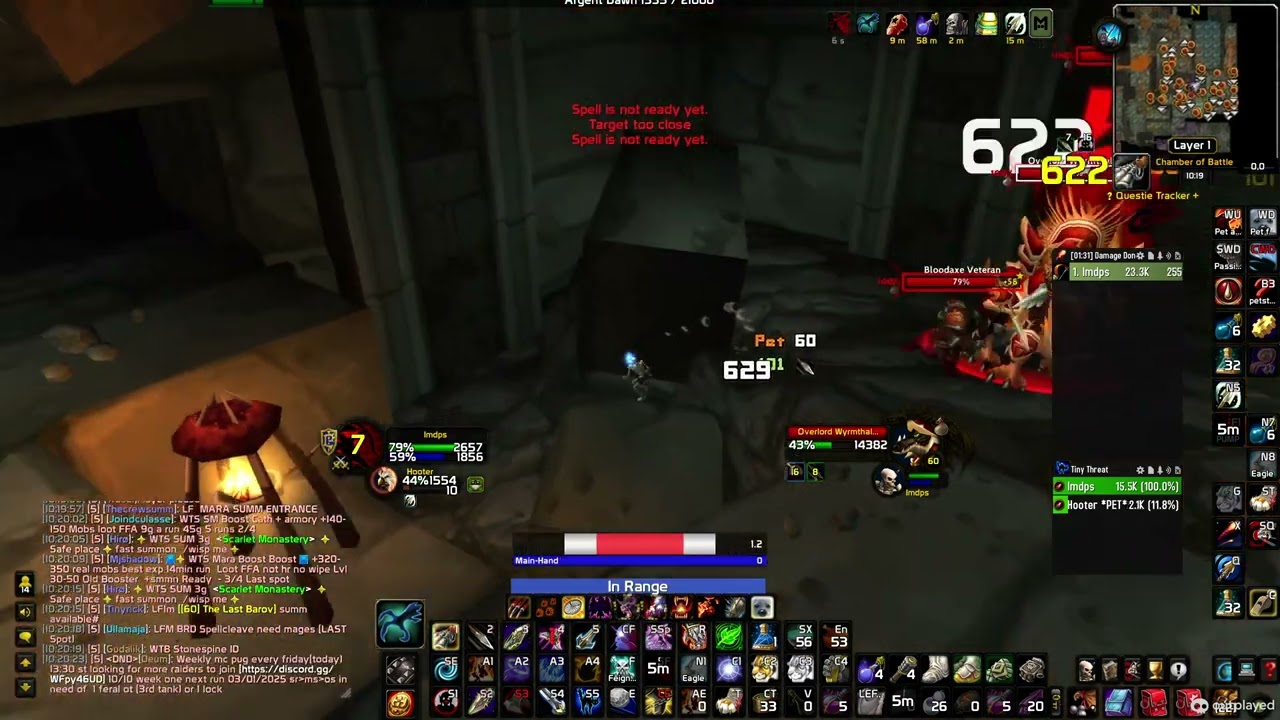 Overloard Wyrmthalak Solo (LBRS) Classic Fresh