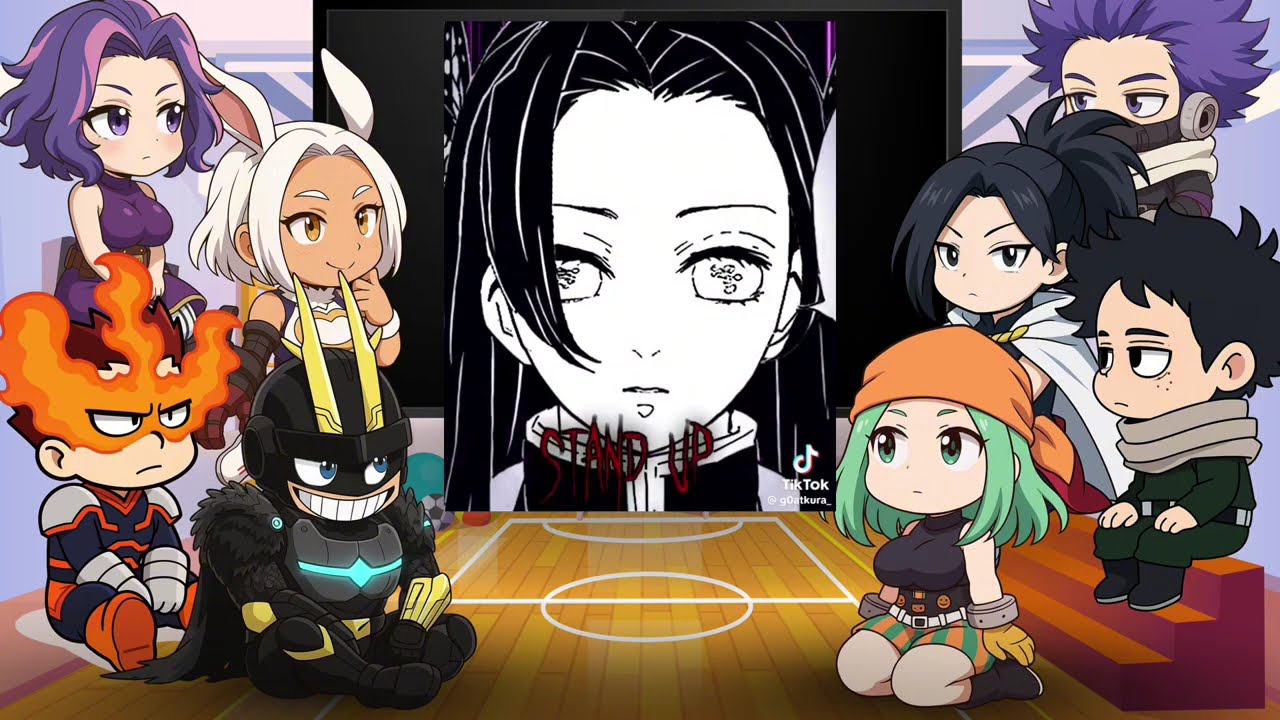 𝙋𝙧𝙤 𝙝𝙚𝙧𝙤𝙚𝙨 𝙧𝙚𝙖𝙘𝙩 𝙩𝙤 shinobu | giyuu | Demon slayer | MHA BNHA | deku | Gacha life