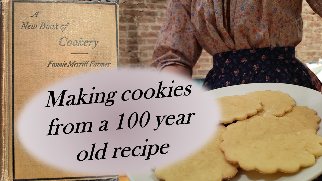 Orange Cookies - Fannie Farmer 1912 Cookbook | Cooking in Costume