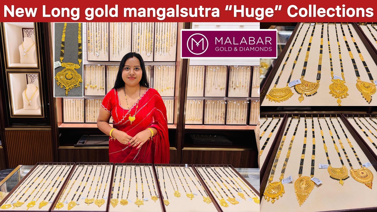 New 😍😲Light weight Gold long mangalsutra “Huge” Collections from Malabar| Gold Mangalsutra Desings ✨