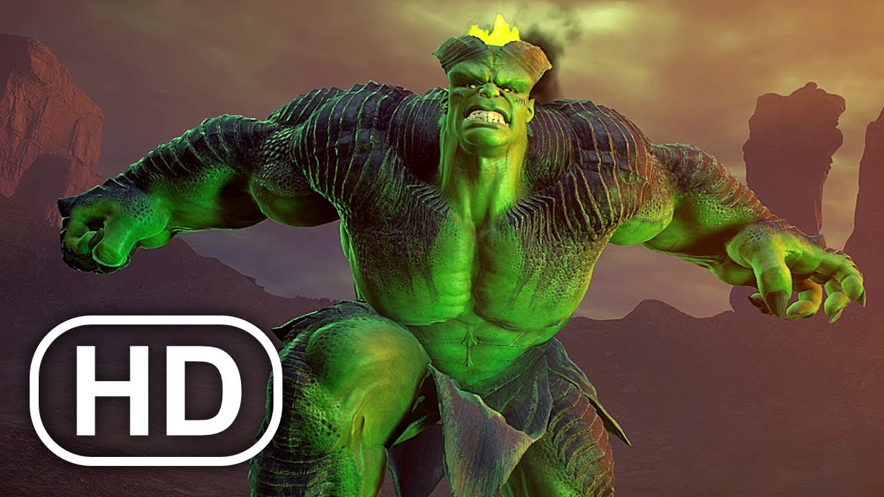 Bruce Transforms Into Evil Hulk Scene 4K ULTRA HD - Marvel's Midnight Suns