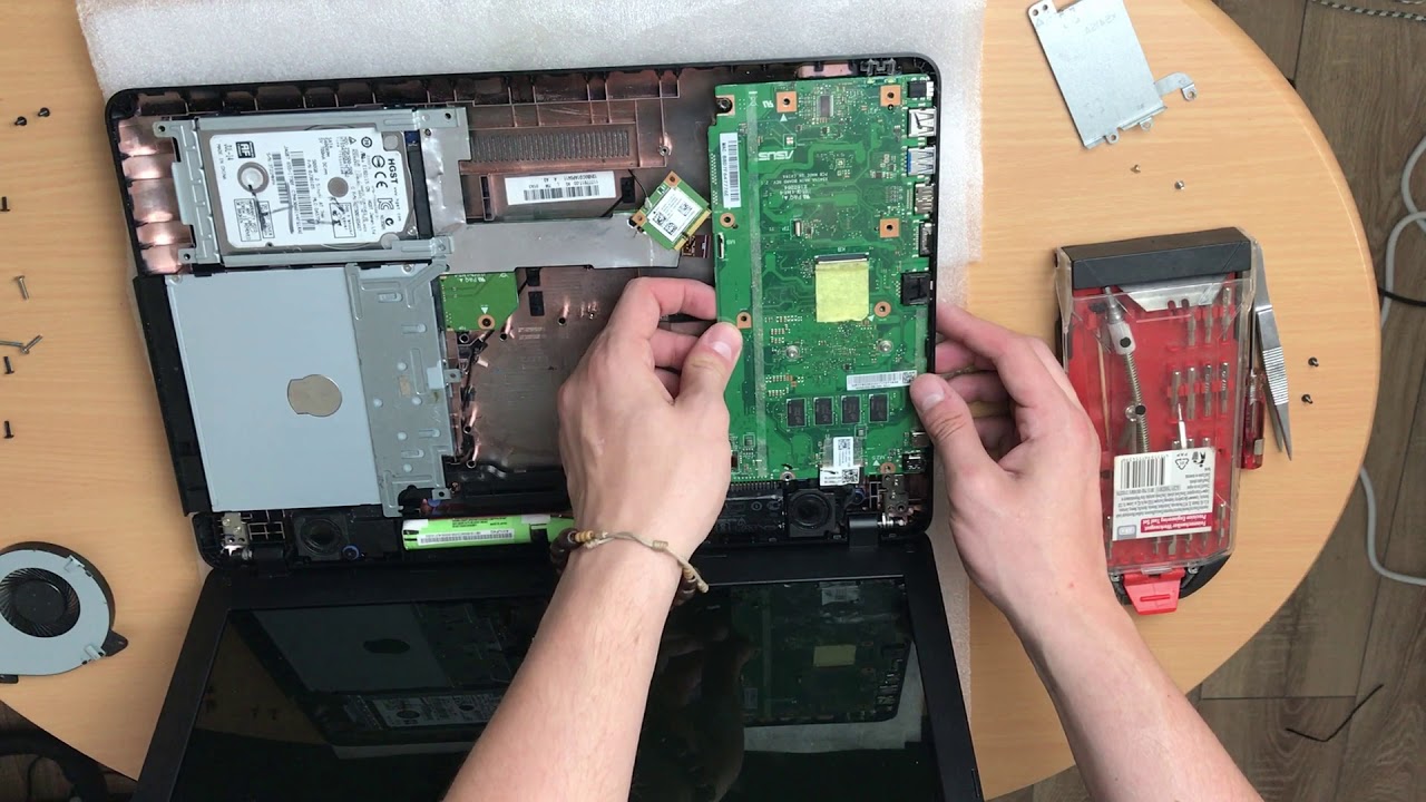 How to Disassembly and Clean Asus A541N