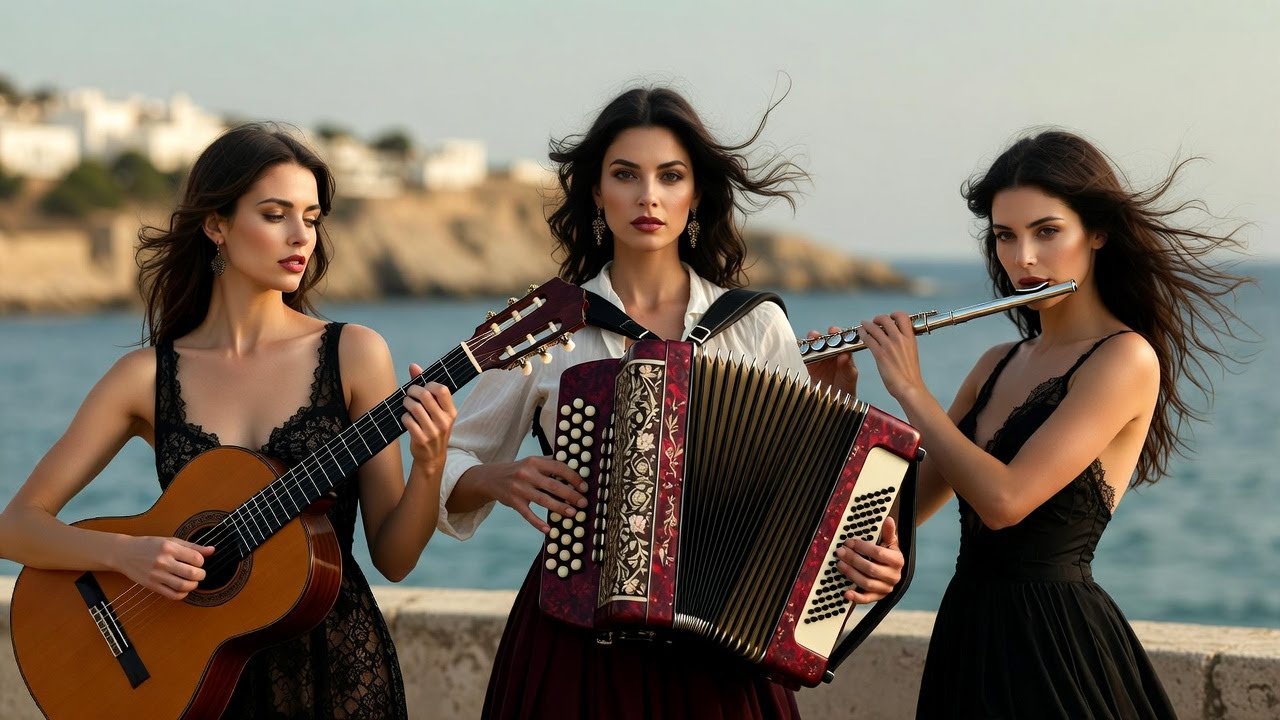 Relaxing Chill Instrumental Music | Flamenco Guitar, Accordion & Irish Flute