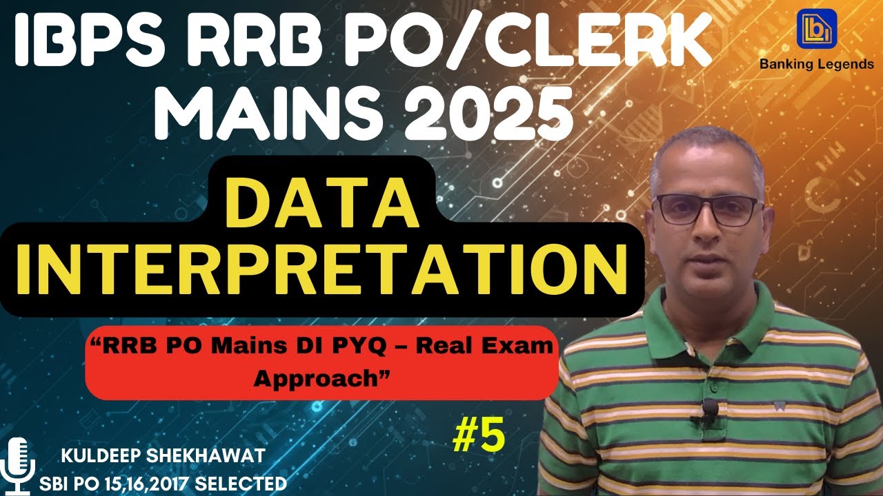 🔥 RRB PO Mains DI PYQ | Conquer Tough Caselets & New Pattern DI | Day 5