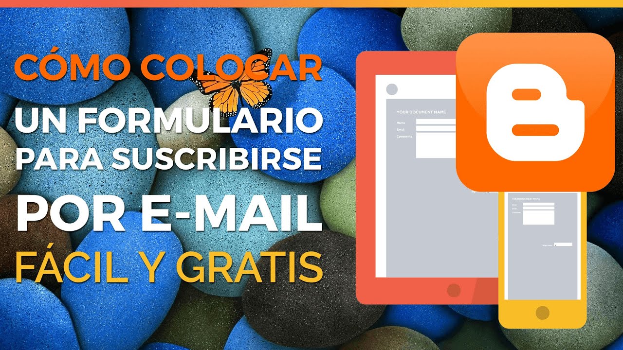 Cómo crear un formulario para suscribirse por e-mail