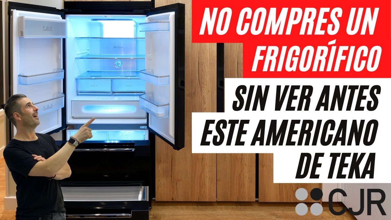 FRIGORIFICO AMERICANO TEKA 😱 descubre su capacidad 😱 CJR