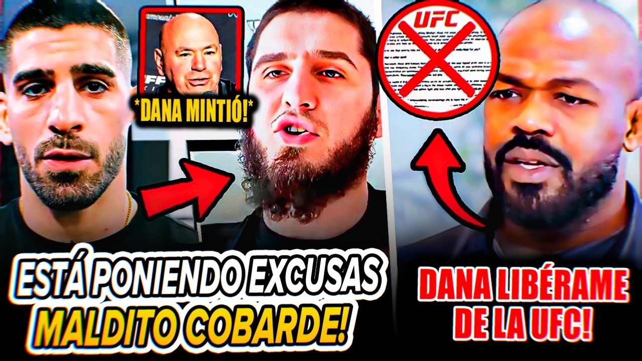 &iexcl;Ilia Topuria ESTALLA contra Islam Makhachev por EVITAR la pelea! &iexcl;Jones EXIGE a Dana que lo LIBERE!