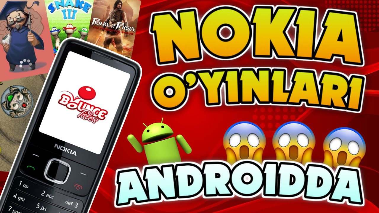 NOKIA TELEFONLARIDAGI JAVA O'YINLARNI ANDROID TELEFONDA O'YNASHNING USULI !