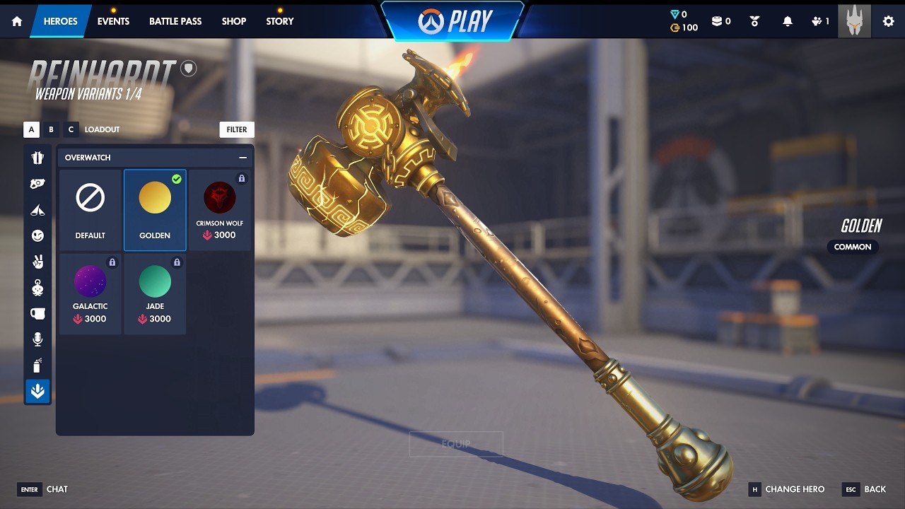 GOLDEN HAMMER UNLOCKED + STATS