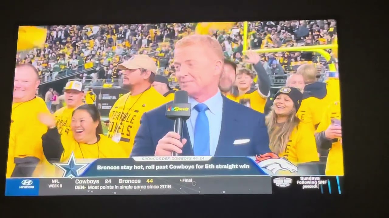 NBC Football Night in America clip (October 26, 2025)