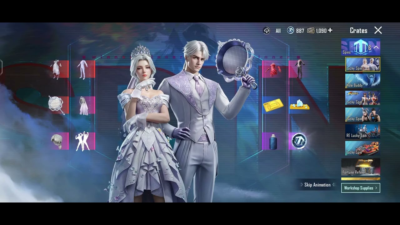 NEW LUCKY SPIN CRATE OPENING | VALENTINE'S DAY CRATE | BGMI | PUBG MOBILE | GHIDRA IS LIVE