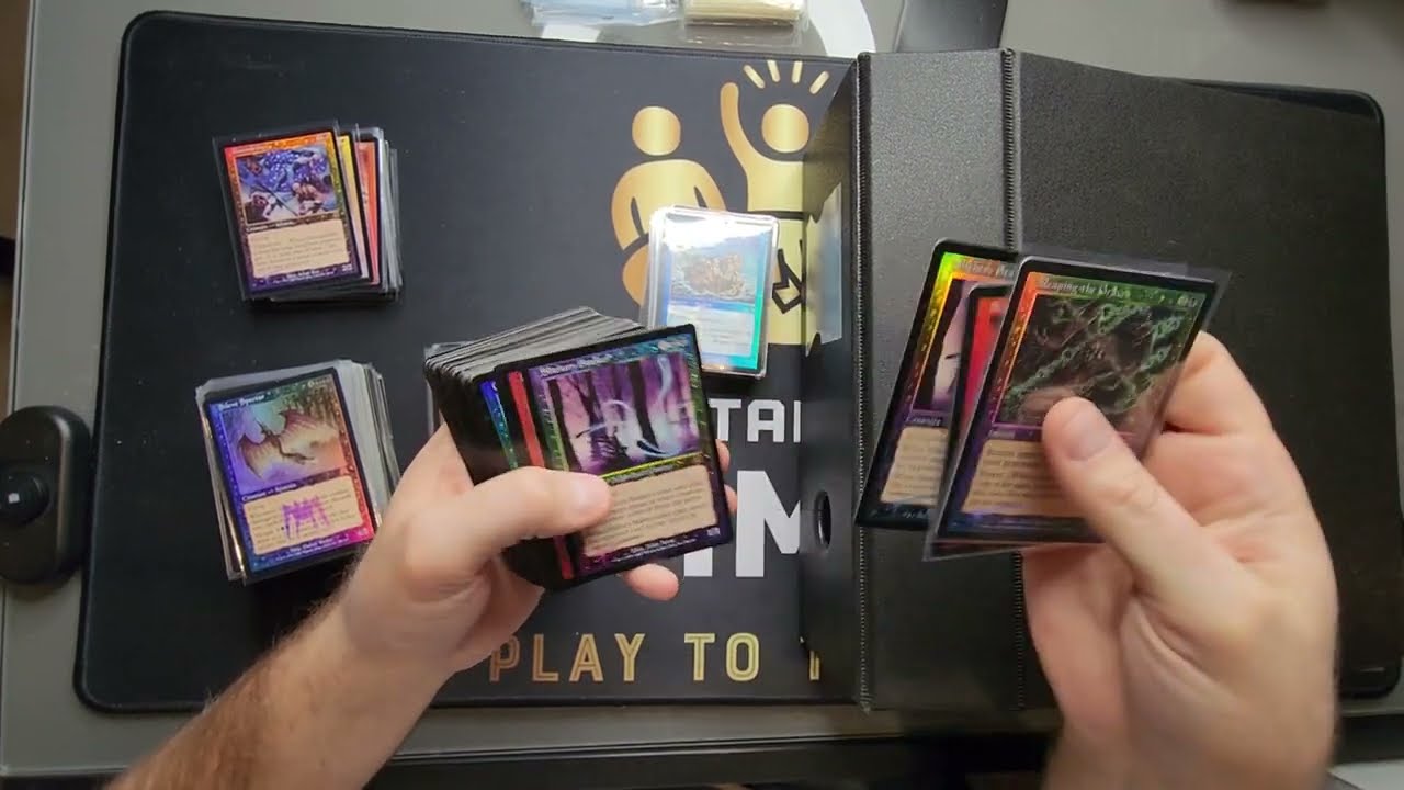 Amazing, Incredibly Rare Magic the Gathering Vintage Foil Collection