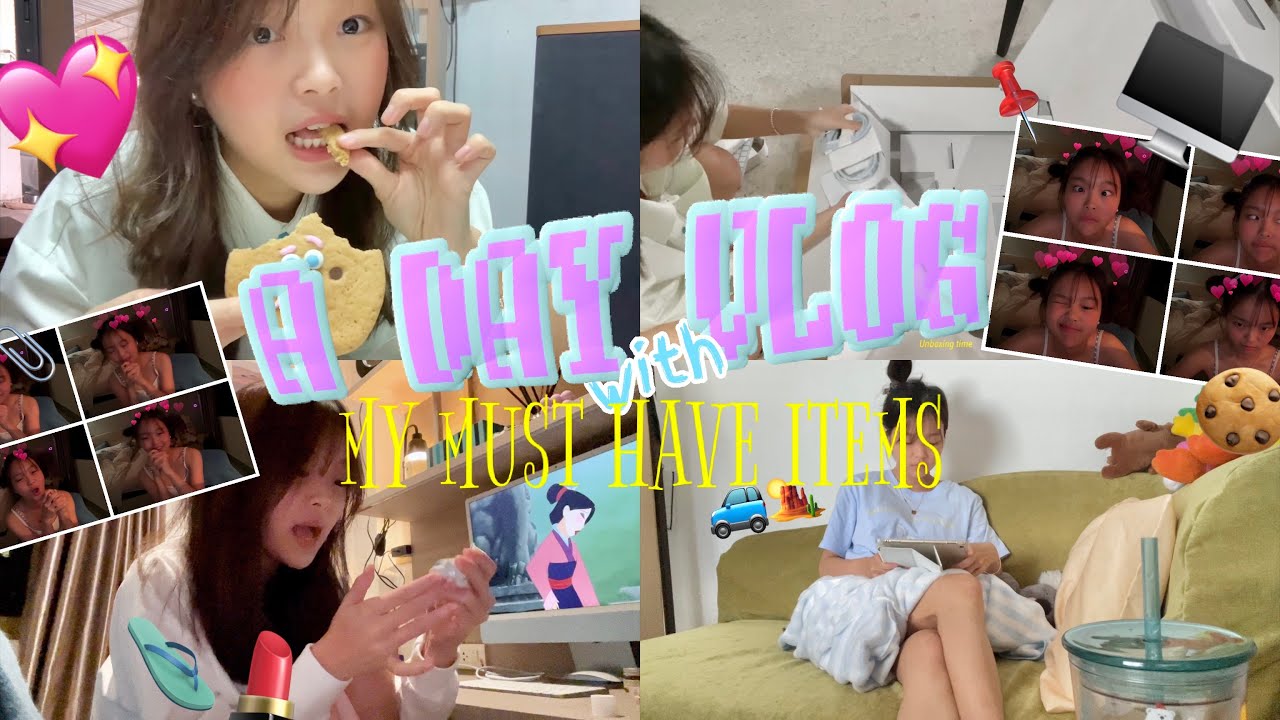 Lita’s VLOG | A day vlog with my must have things🧊🧘🏼‍♀️🖥🐥, unboxing new imac👀💓 รอมาเป็นเดือน!