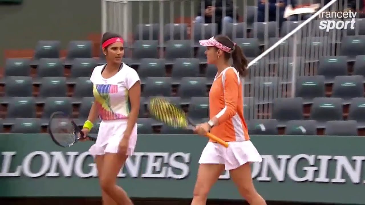 Martina Hingis/Sania Mirza vs. Barbora Krejcikova/Katerina Siniakova Roland Garros 2016 R3 🧡❤️💙🆕