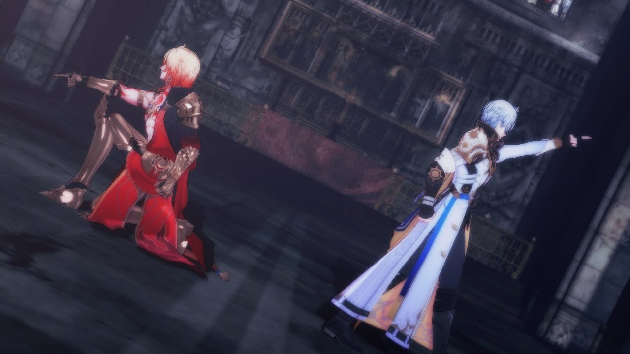 【崩壊：スターレイルMMD】朱と碧のランページ【モーディス/ファイノン】