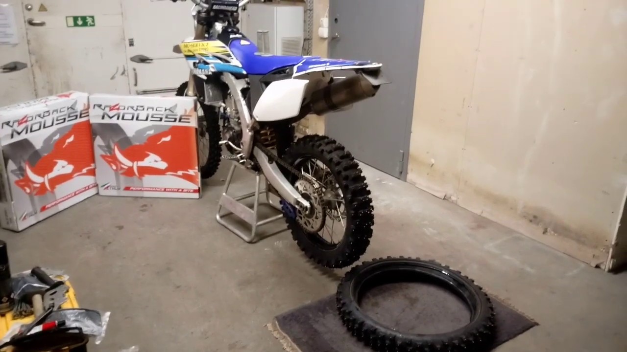Yamaha Enduro / Razorback Mousse And Spike Tyres Winter #1- 18