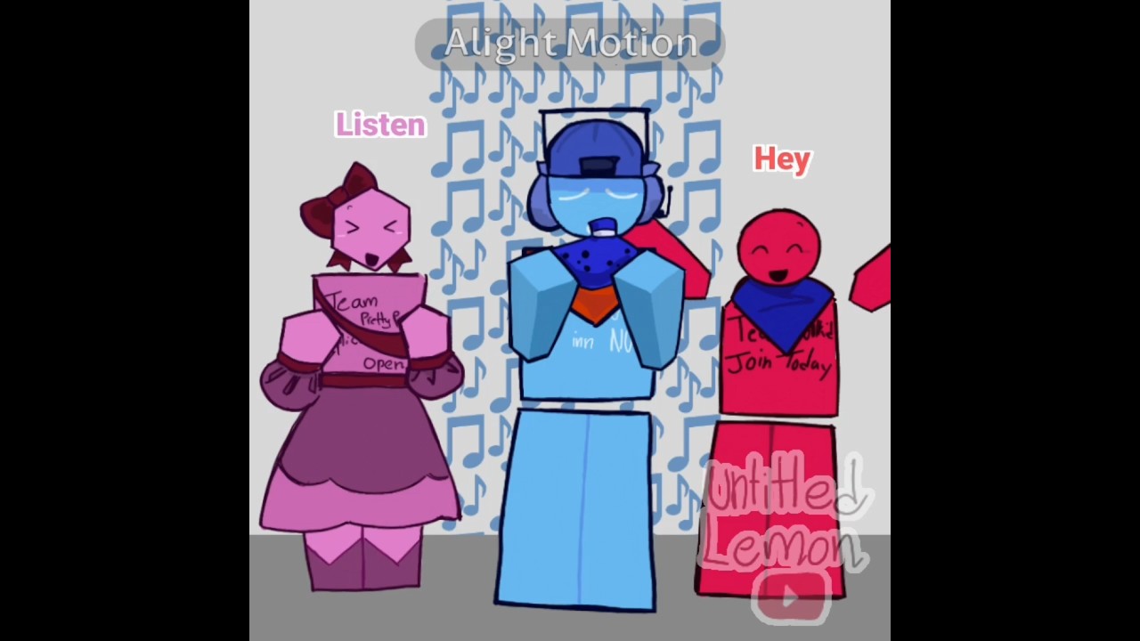 Hey Listen (Ft. coolkidd, Bluudude, and Pretty Princess) // Forsaken animation // 