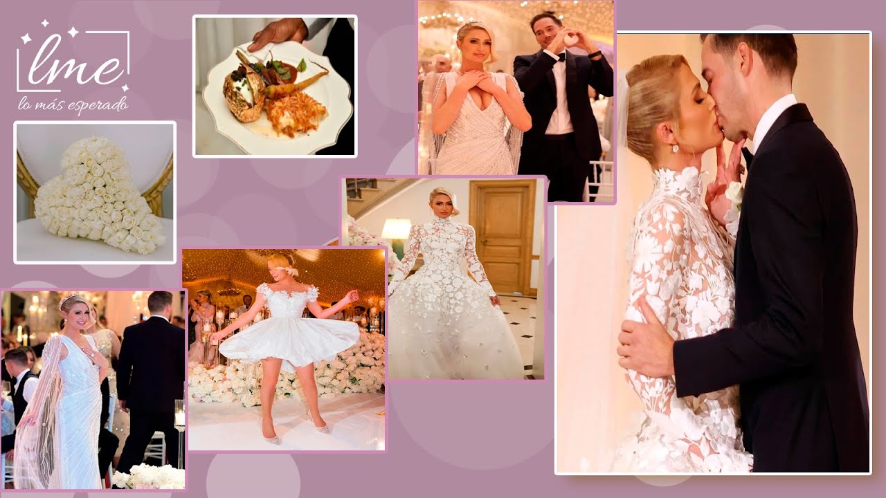 Todos los detalles de la romántica, espectacular y millonaria boda de París Hilton