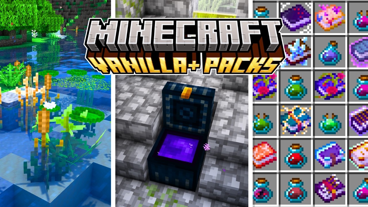 10 BEST Vanilla Minecraft Resource Packs