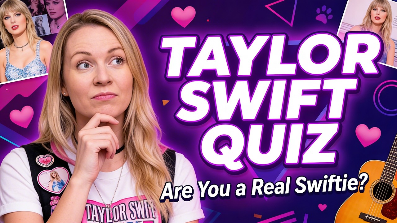 TAYLOR SWIFT QUIZ: Are You a Real Swiftie? 🎤✨💿