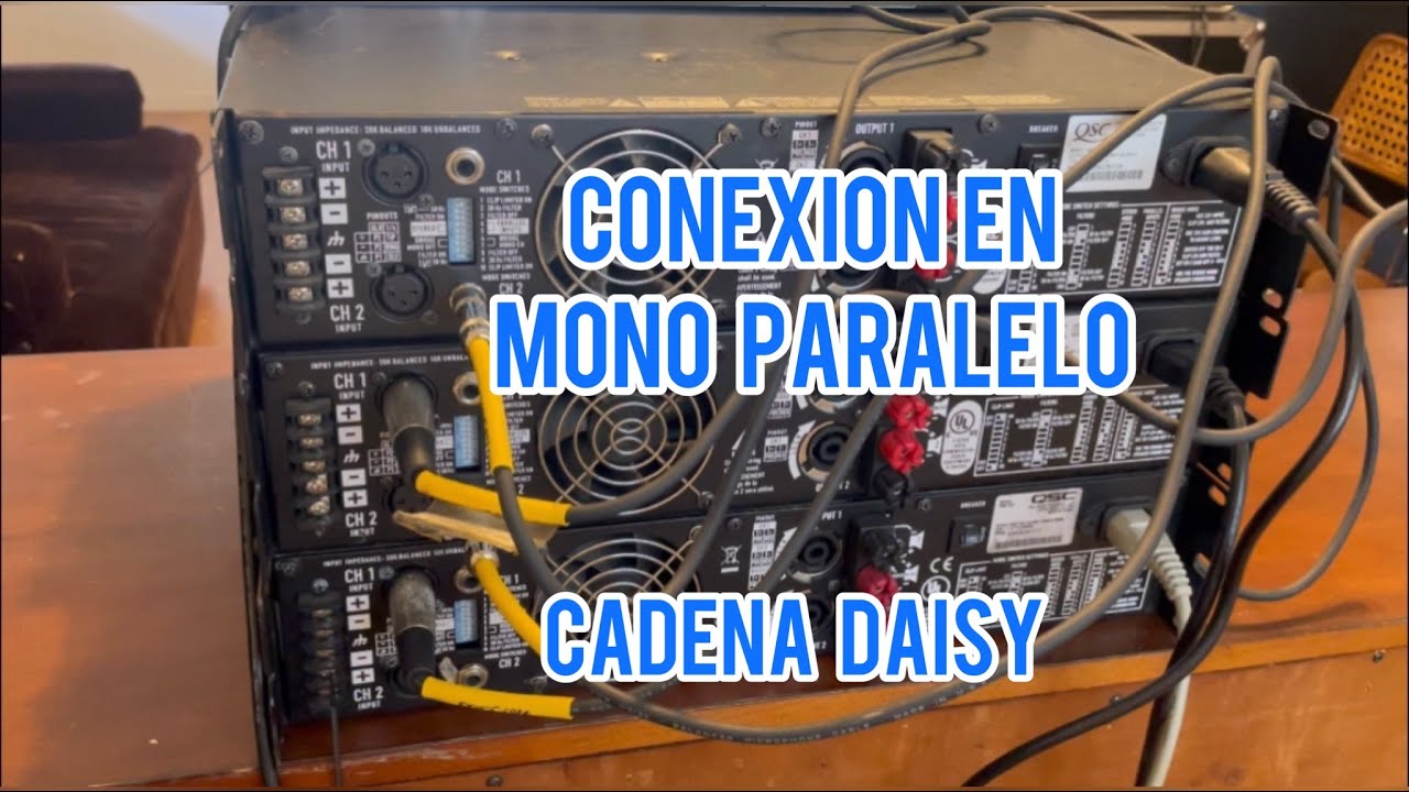 como hacer la conexion en mono paralelo/mono parallel mode