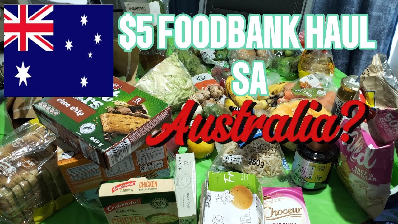 $5 FOODBANK HAUL? PINOY STUDENT IN AUSTRALIA