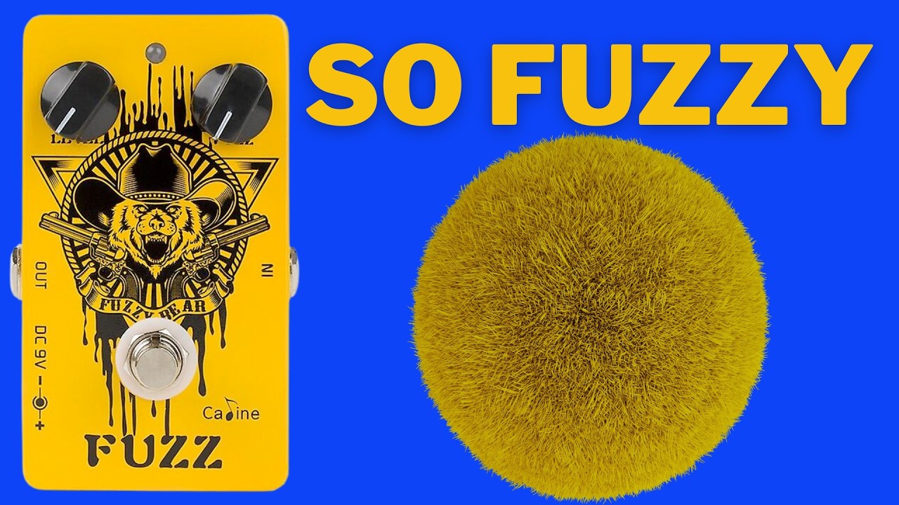 The Best Face is the Fuzz Face. Caline Fuzzy Bear Fuzz.