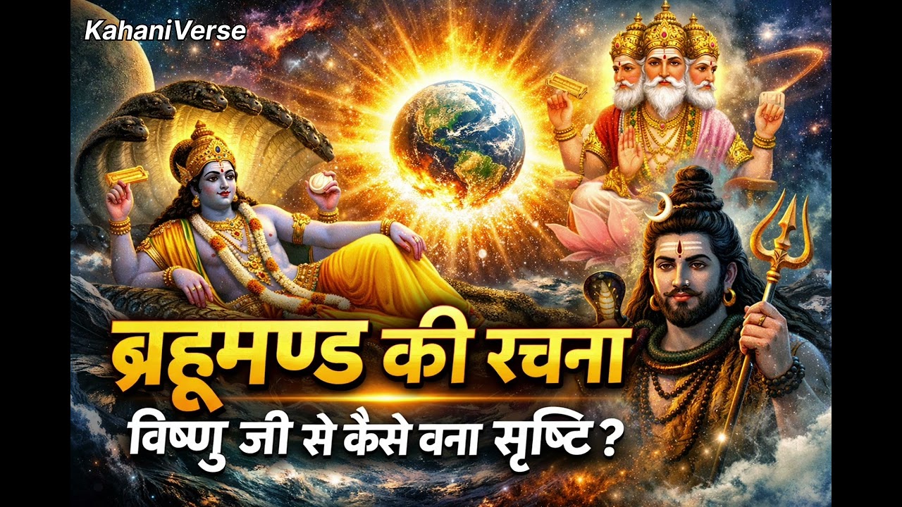 ब्रह्मांड का सबसे बड़ा रहस्य | हिंदू कथा.UniverseCreation Brahmand हिंदू पौराणिक कथाएँ,