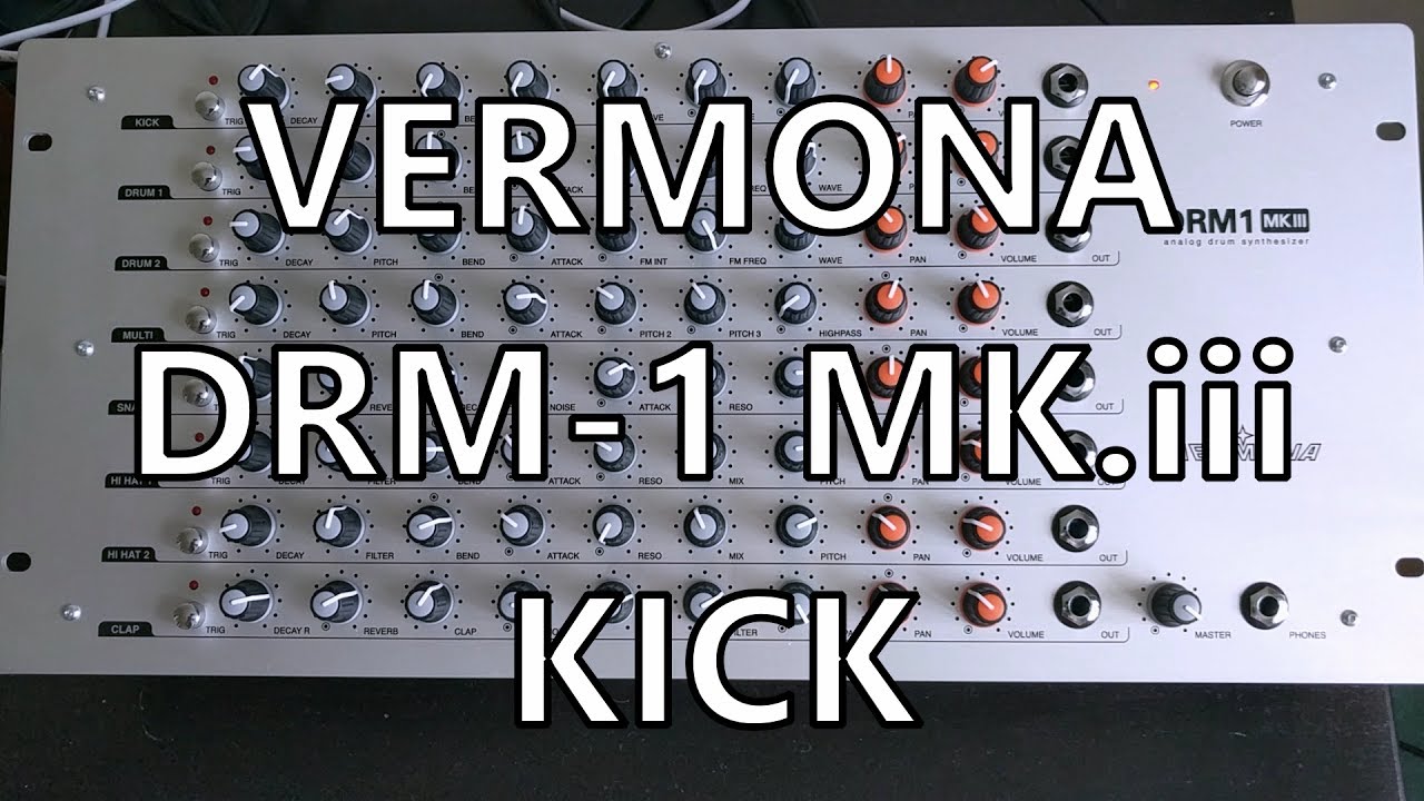 Vermona DRM1 Pt. 02 - Kick