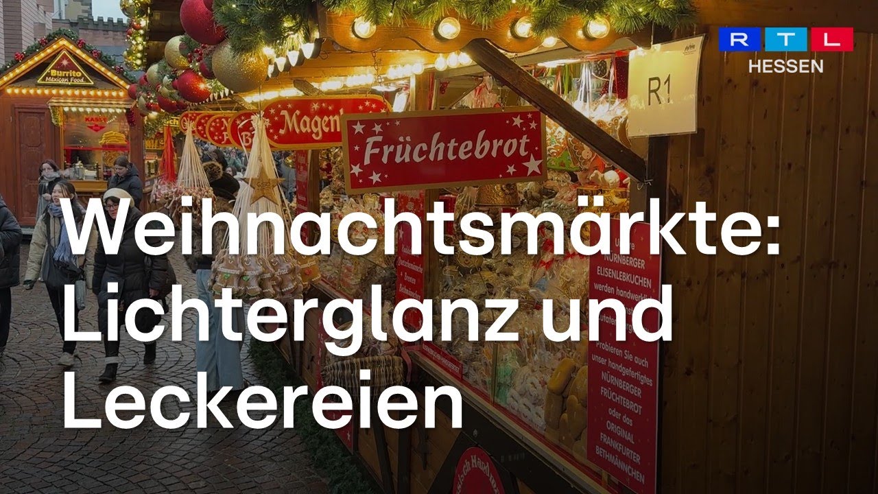Magische Momente: Weihnachtszeit beginnt in Kassel, Frankfurt und Wiesbaden