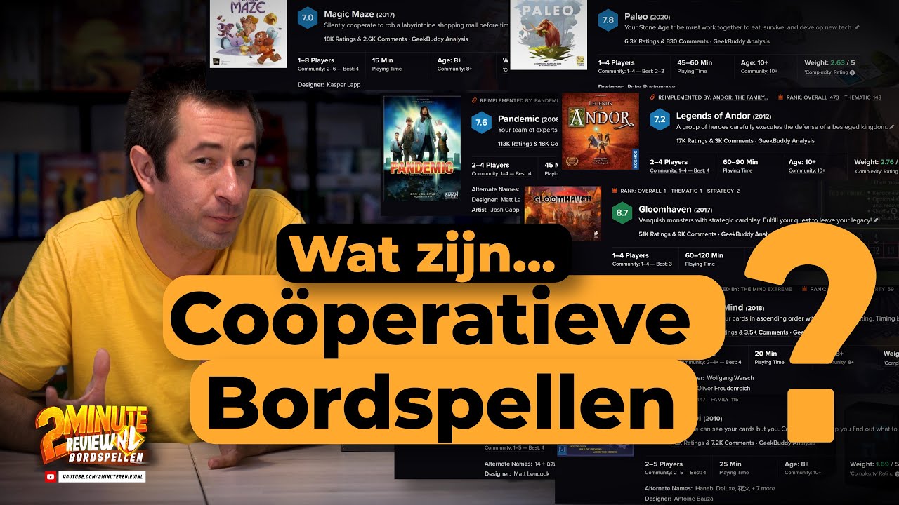Wat zijn Co&ouml;peratieve bordspellen? | Uitleg en voorbeelden