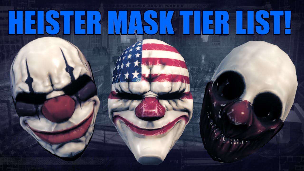 PAYDAY 2 Heister Mask Tier List!